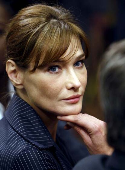 Carla Bruni.