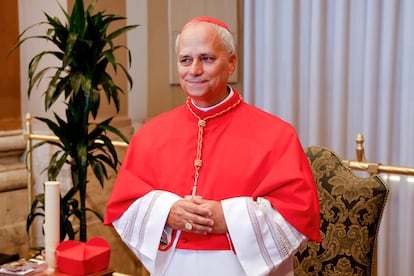 Robert Francis Prevost, en septiembre de 2023 en el Vaticano.