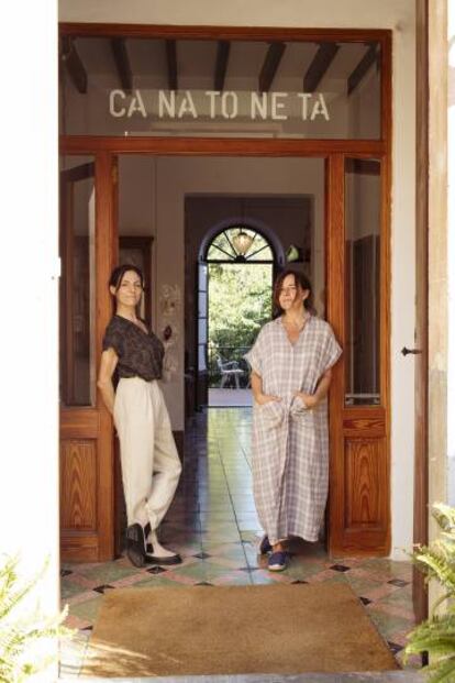 Las hermanas María y Teresa Olivellas, impulsoras del restaurante Ca Na Toneta.