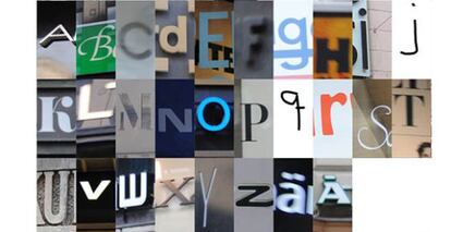 Urban alphabet.