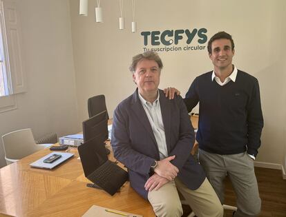 Luis Sierra, COO de Tecfys, y Miquel Manzanas, consejero delegado.