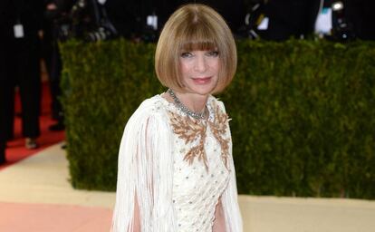 Anna Wintour en la gala del MET de 2016.