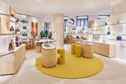 La nueva boutique de Vuitton en la Galería Canalejas.