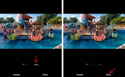 Cómo borrar objetos con la galería de Samsung.