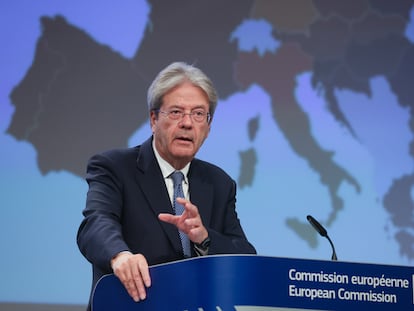 El comisario europeo de Economía, Paolo Gentiloni, el 15 de noviembre en Bruselas.