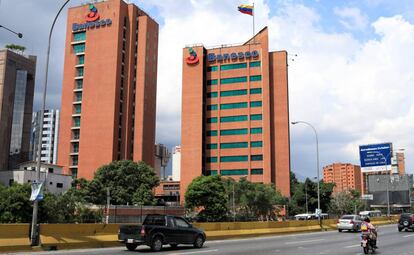 A sede de Banesco em Caracas.