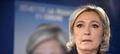 La candidata ultraderechista a la Presidencia de Francia, Marine Le Pen.