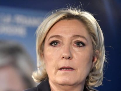 La candidata ultraderechista a la Presidencia de Francia, Marine Le Pen.