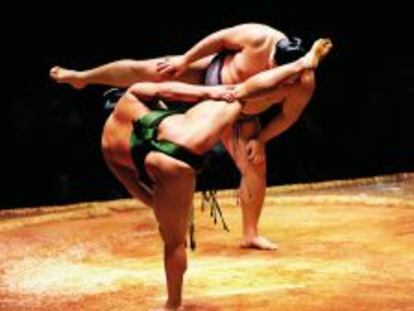 Combate de sumo.