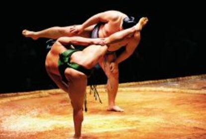 Combate de sumo.