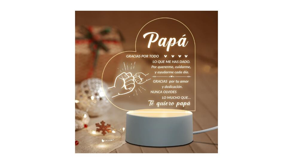Lámpara personalizada.
