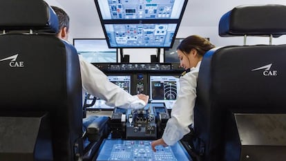 La empresa CAE fabrica el 70% de los simuladores de vuelo en el mundo.