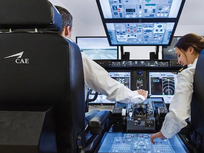La empresa CAE fabrica el 70% de los simuladores de vuelo en el mundo.