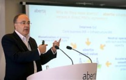 Tob&iacute;as Mart&iacute;nez, consejero delegado de Abertis Telecom.