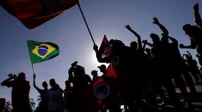 Manifestación en Brasilia en mayo de 2016.