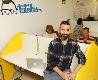 Miguel Caballero, fundador de Tutellus, empresa que da cursos por Internet. 