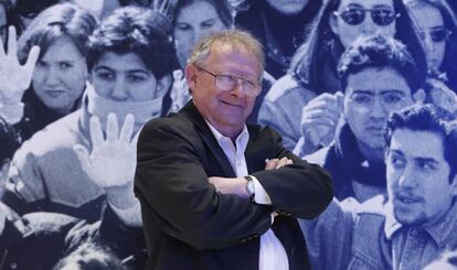 Adam Michnik, antes de recibir el premio.