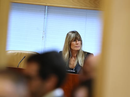 Begoña Gómez comparece en la Asamblea de Madrid durante una comisión para investigar los programas de cátedras y postgrados de la Universidad Complutense de Madrid, el 13 de noviembre.