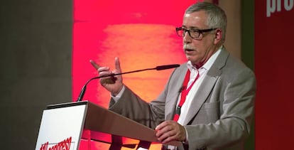 El secretario general de CCOO, Ignacio Fernández Toxo, en un acto reciente
