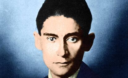 Franz Kafka, en una fotografía tomada en la primera década del siglo XX. 