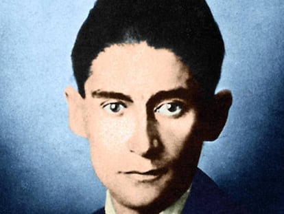 Franz Kafka, en una fotografía tomada en la primera década del siglo XX. 