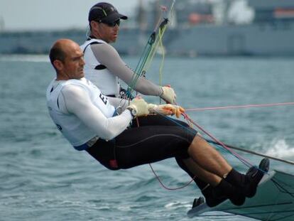 Iker y Xabi se entrenan en Weymouth