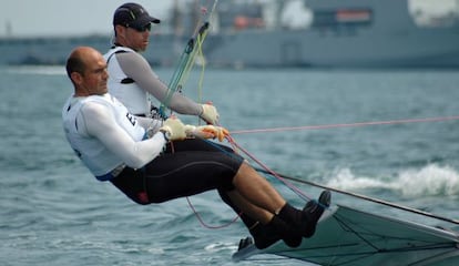 Iker y Xabi se entrenan en Weymouth