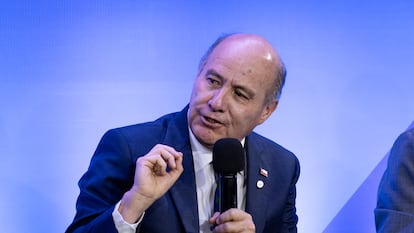 Jorge Quiroz en el Encuentro del ICARE, en Santiago, Chile, el 8 de enero de 2026.