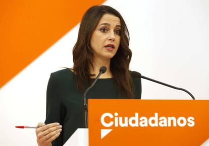 La portaveu de Ciutadans, Inés Arrimadas.