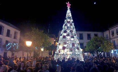 Imagen de la plaza del Carmen de Estepa (Sevilla).