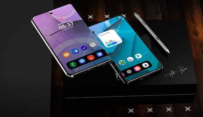 Concepto de diseño del Samsung Galaxy Z TriFold