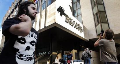 Sede central de Bancaja en Valencia, en mayo pasado.