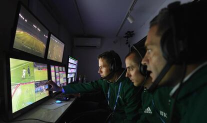 Asistentes durante un partido.