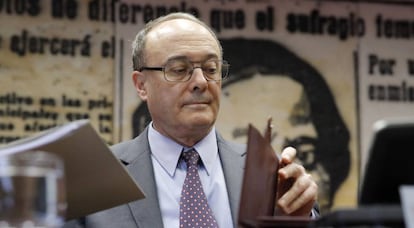 El gobernador de Banco de Espa&ntilde;a, Luis Mar&iacute;a Linde.