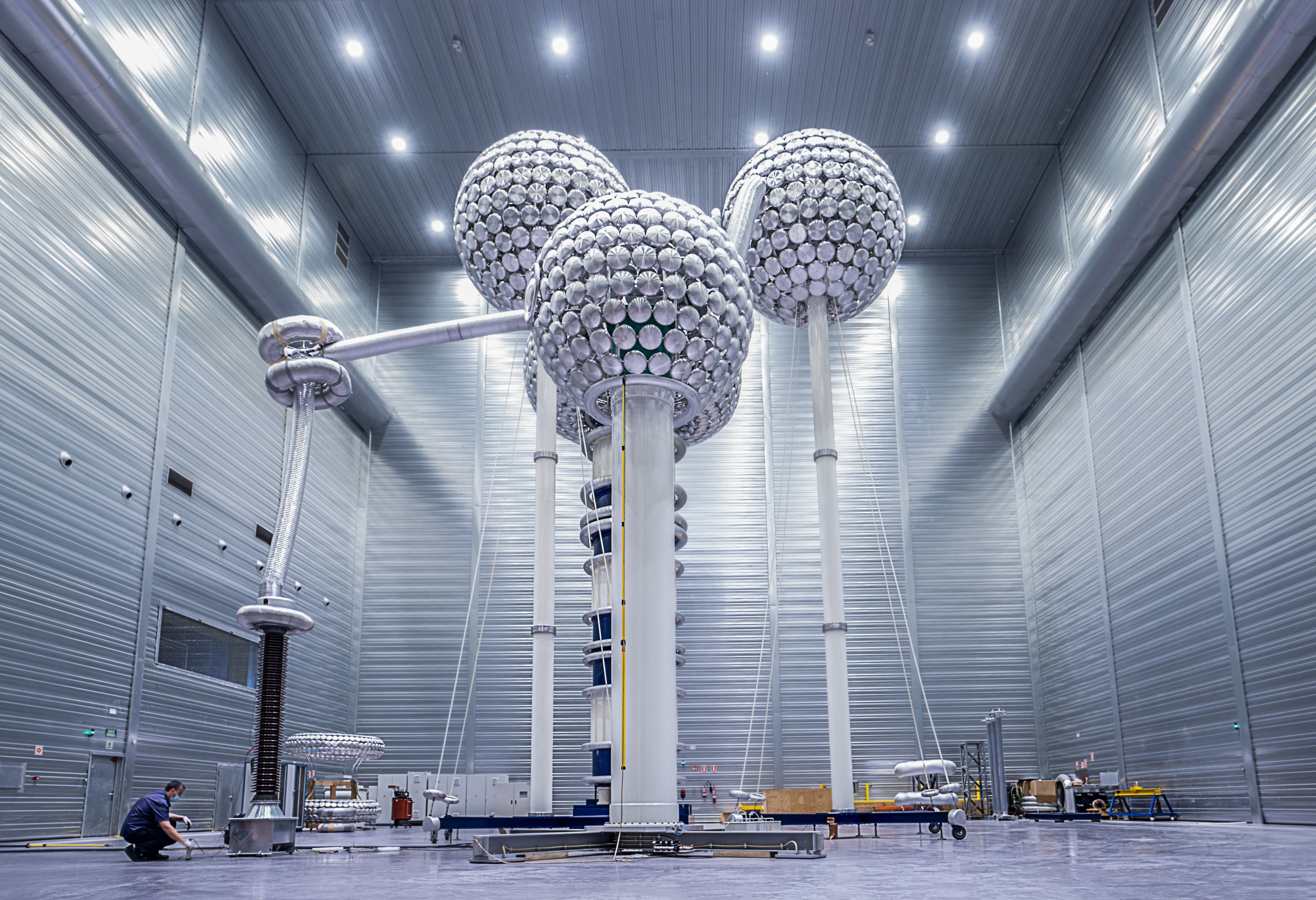 Laboratorio de ultrapotencia de Arteche en Mungia (Bizcaia).