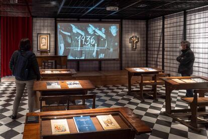 Exposición para una educación en libertad. Barcelona a l’escoba 1908/1972 en el Centrte Cultural Born de Barcelona.
