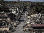 El incendio del miércoles pasado arrasó con los chamizos y las tiendas de campaña que se levantaban en este lugar de la isla griega de Lesbos en el que vivían aproximadamente 13.000 refugiados.