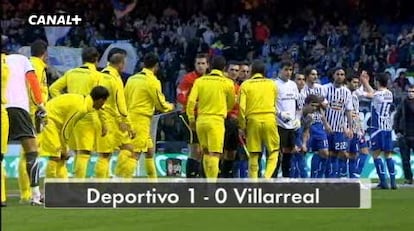 Deportivo 1; Villarreal 0