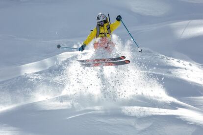 Steve Robert en Whitewater, Canada. Categoría 'Alas'.