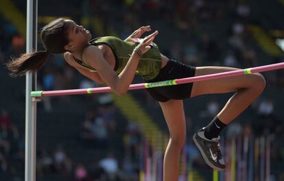 Vashti Cunningham, en una competición el verano pasado.