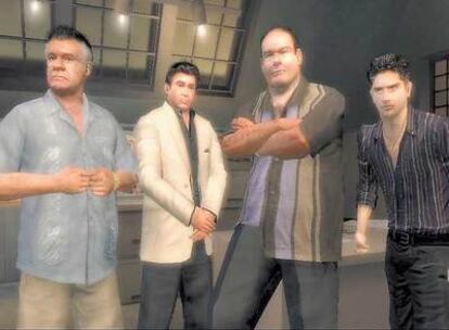 <i>Los Soprano</i> (Canal +), en versión videojuego.<i> </i>