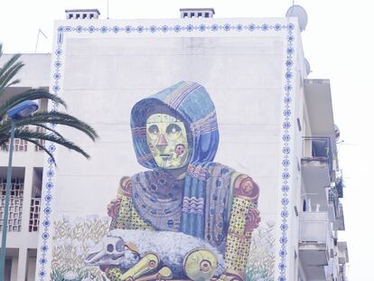 La puerta que deja abierta el arte callejero en Marruecos