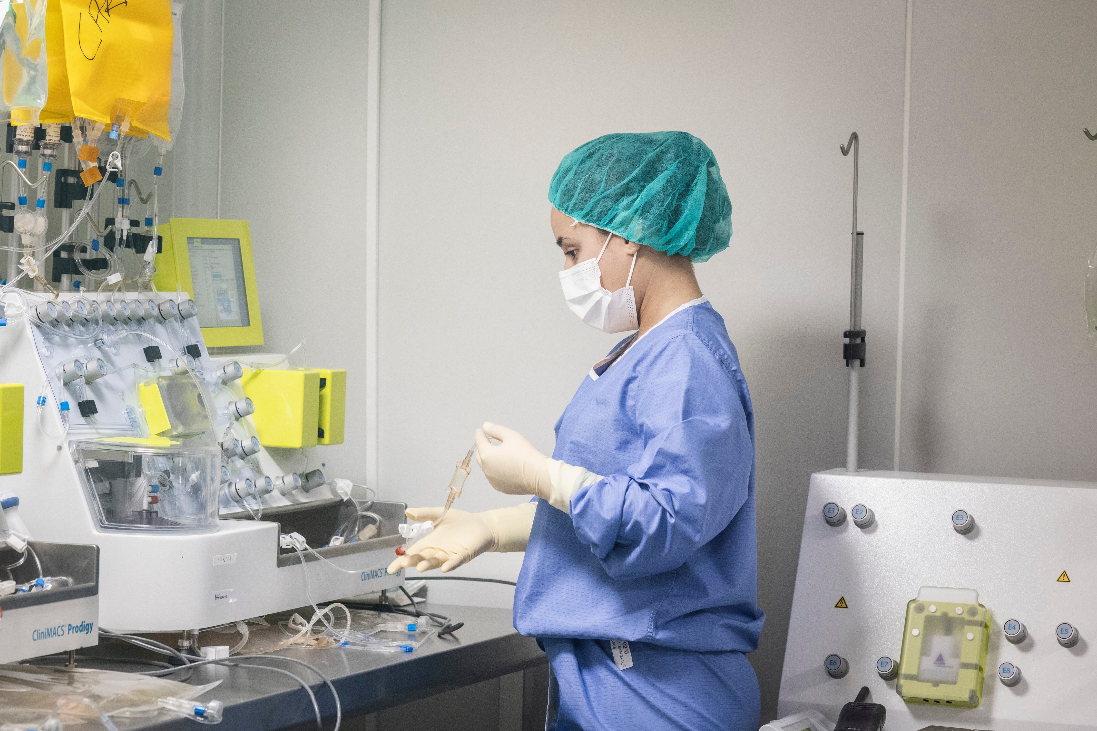 DVD 1307 
Barcelona, 26/02/2026 Reportaje terapia CAR-T en el Hospital Clìnic.  Foto: Gianluca Battista