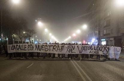 Protestas en el barrio burgalés de Gamonal, hace diez años.