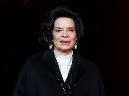 Bianca Jagger en Madrid, en 2019.