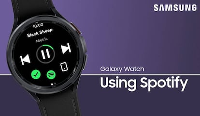 Samsung Galaxy Watch con Spotify