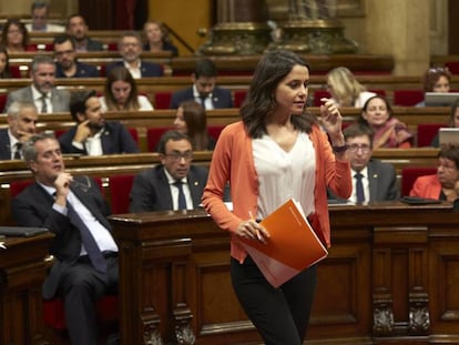 La líder de l'oposició, Inés Arrimadas.