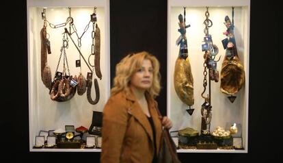 Una visitante, este martes, en el Salón Gourmet de Madrid.