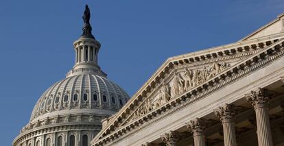 C&uacute;pula del Capitolio del Congreso de Estados Unidos, en Washington DC.