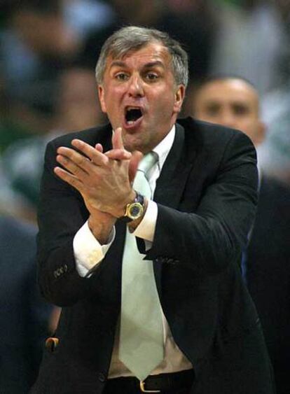 Obradovic, en un partido con el Panathinaikos en mayo pasado.